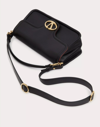 VALENTINO GARAVANI NAPPA LEATHER SHOULDER BAG